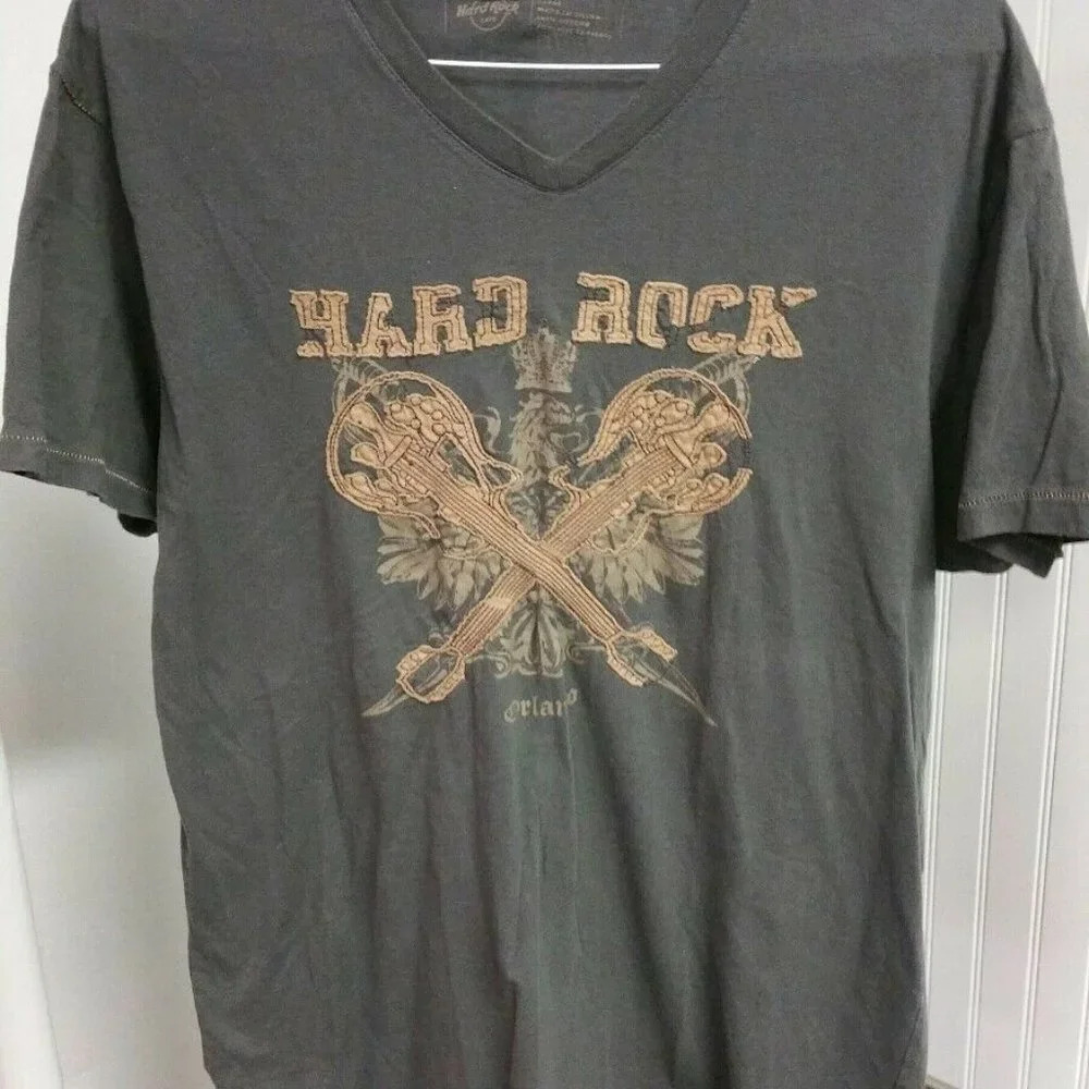 Hard Rock Cafe Orlando Sewn Guitars Eagle Crest